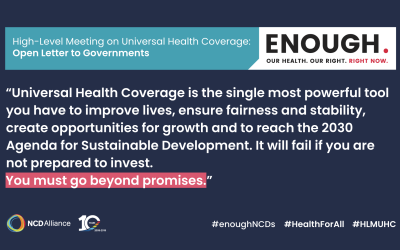 UHC – From promises to progress on Health for All