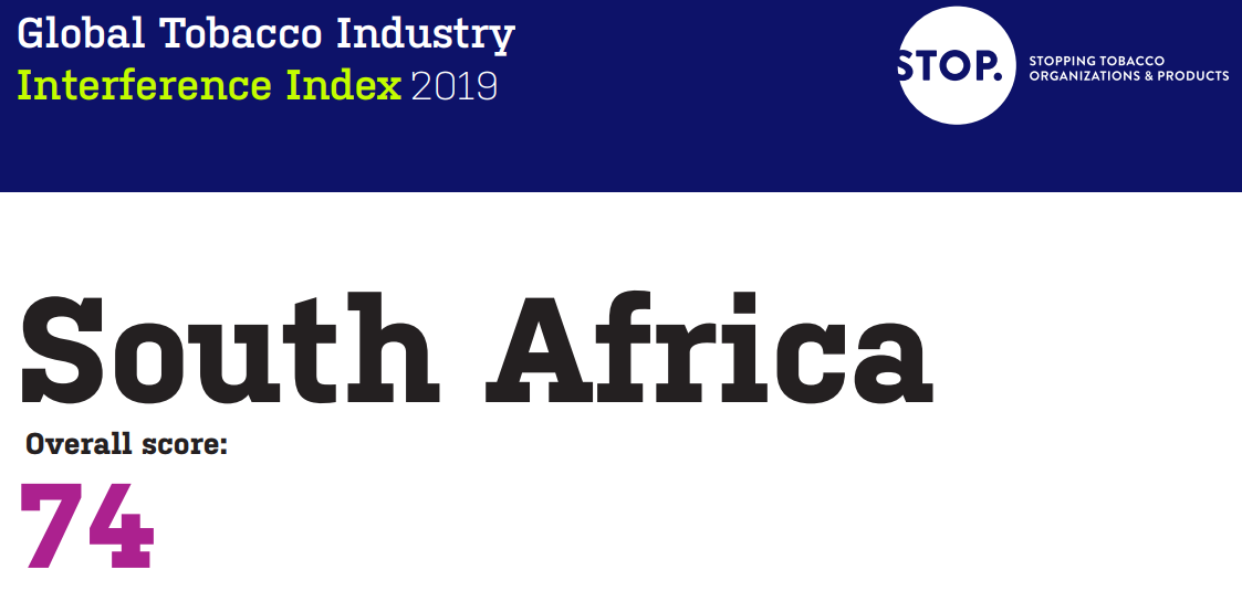 South Africa Tobacco Industry Interference Report 2019