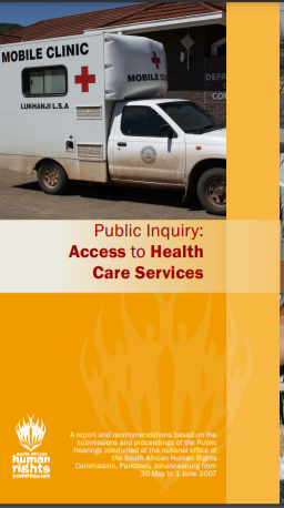 Access to health care services 2007 Report